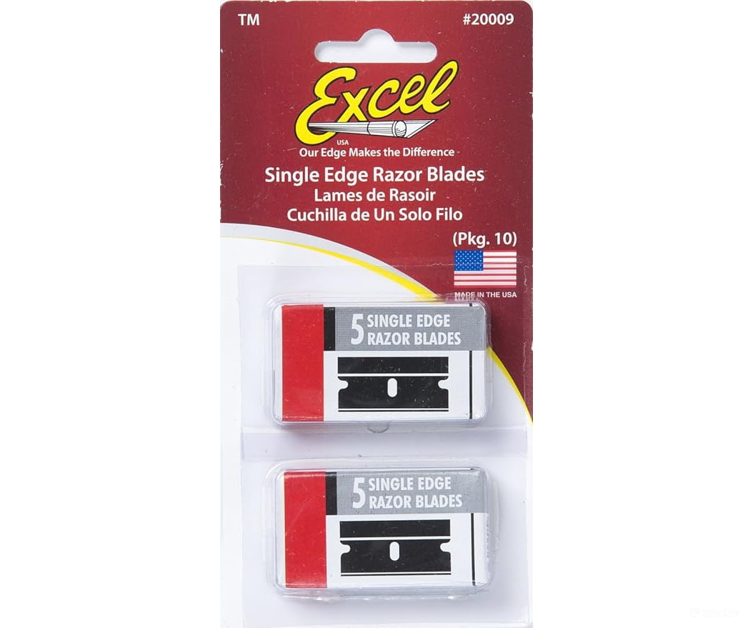 Excel 20009 Single Edge Razor Blade .009 Inch 10 Pk Tools