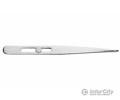 Excel 30411 Stainless Steel Tweezers -- 4-3/4 Slide Lock Pointed Carded Tools