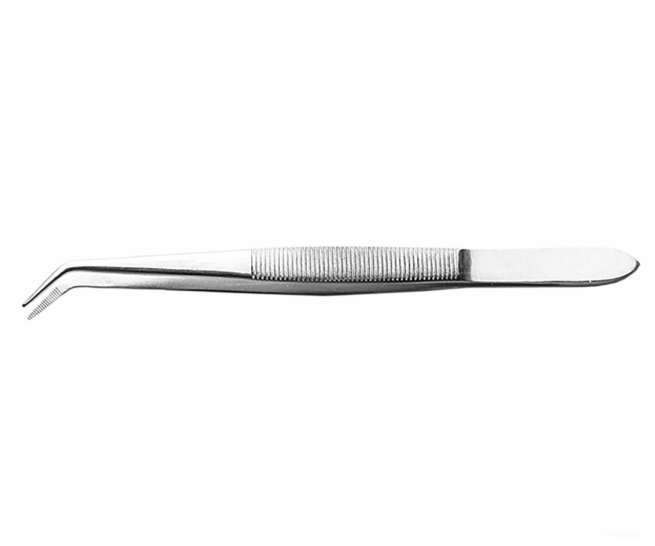 Excel 30415 Stainless Steel Tweezers - 6 Curved Point Tools