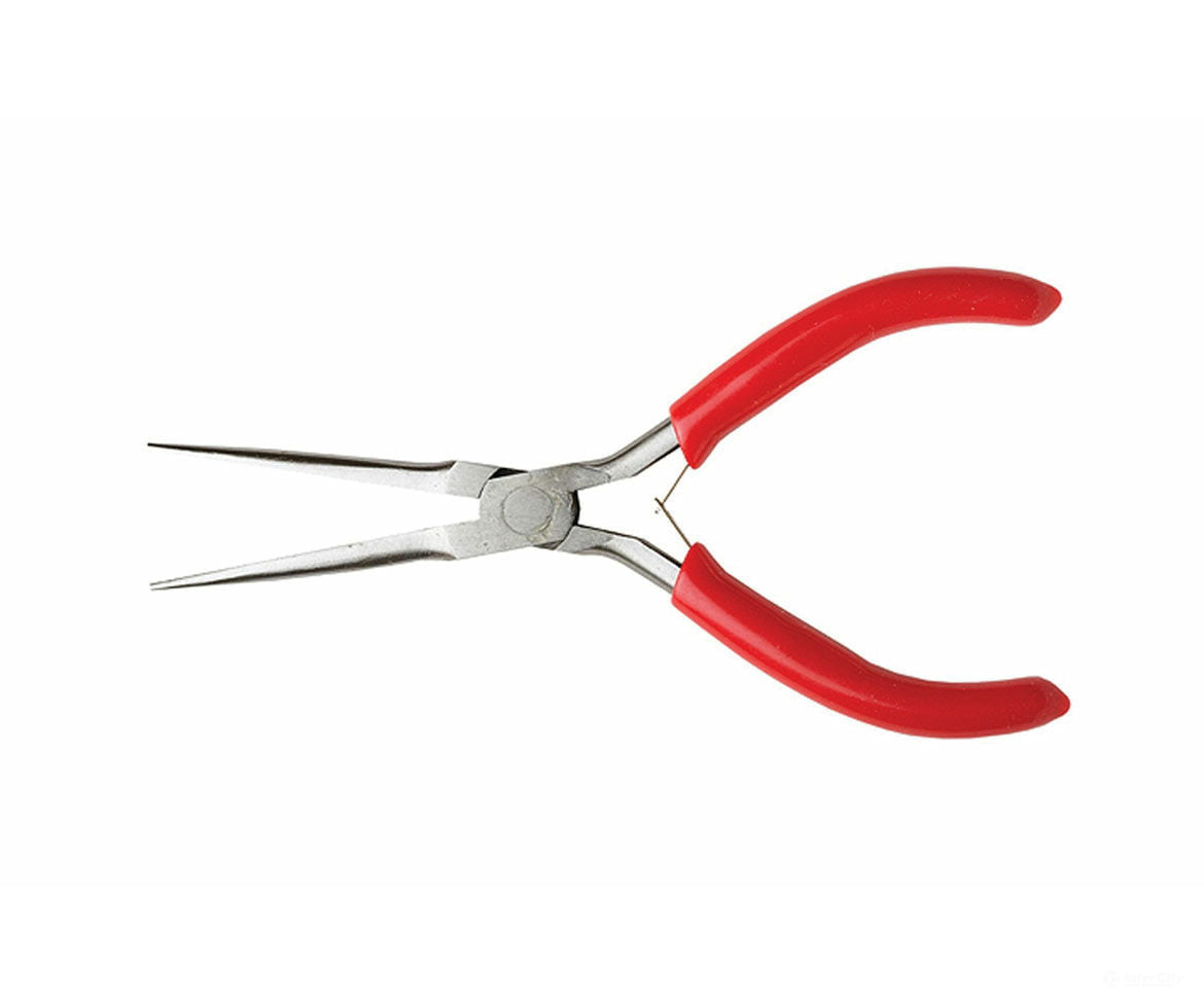 Excel 55560 Spring Loaded Soft Grip Pliers -- 5-1/2 Needle Nose Carded Tools
