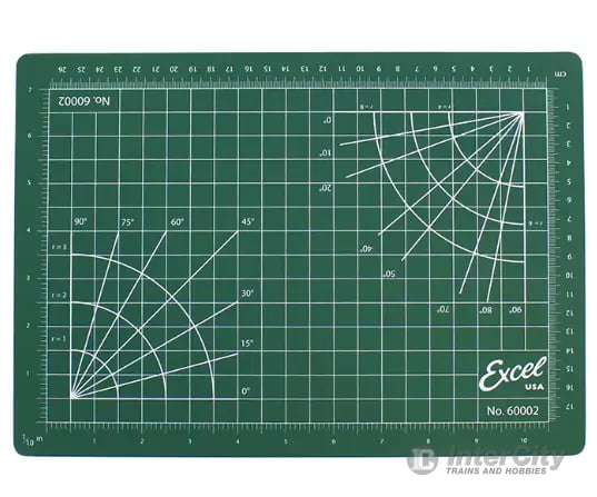 Excel 60002 8.5 X 12 Self Healing Cutting Mat - Double Sided Green Tools