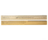Excel A 55778 Deluxe Model Railroad Reference Ruler -- 12-1/2’ Gold Anodized Aluminum Tools