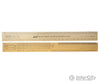 Excel A 55778 Deluxe Model Railroad Reference Ruler -- 12-1/2’ Gold Anodized Aluminum Tools