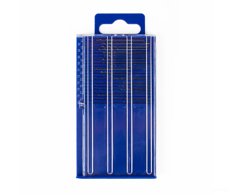 Excel Hobby Blades 55522 20-Piece Fine High-Speed Steel Drill Bit Set (#61- #80) - Tools