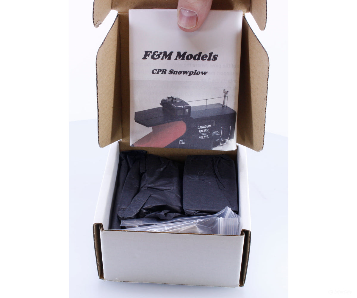F&M Models 87-010 HO Snowplow 3D Resin and Brass Kit Canadian Pacific (CP) - Freight Cars