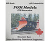 F&M Models Ho 87-011 Cpr Mountain Snowplow (Kit) Freight Cars