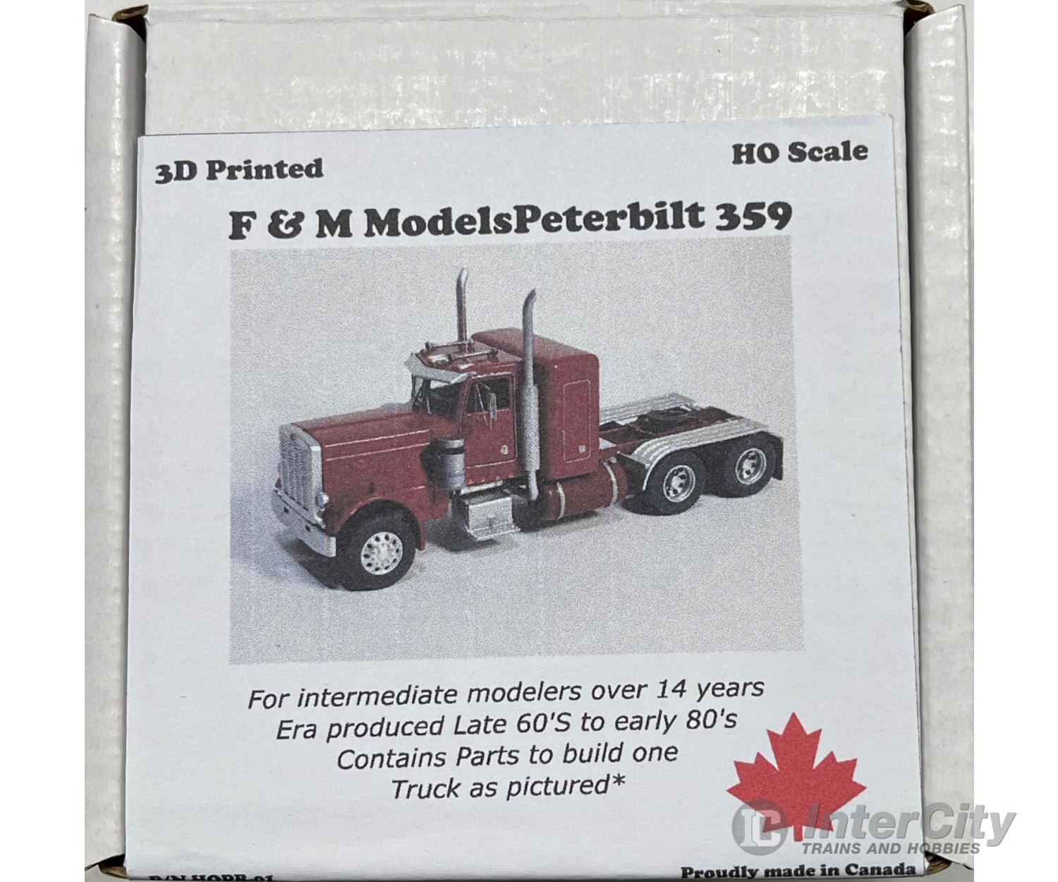 F&M Models Ho Hopb - 01 359 Peterbilt Truck (Resin Kit) Cars & Trucks