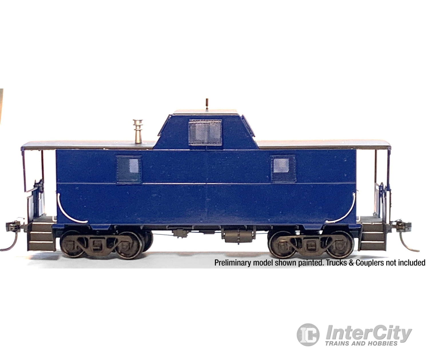 F&M Models HO-Scale BC Hydro/SRY Caboose - Highly Detailed Resin Kit Freight Cars