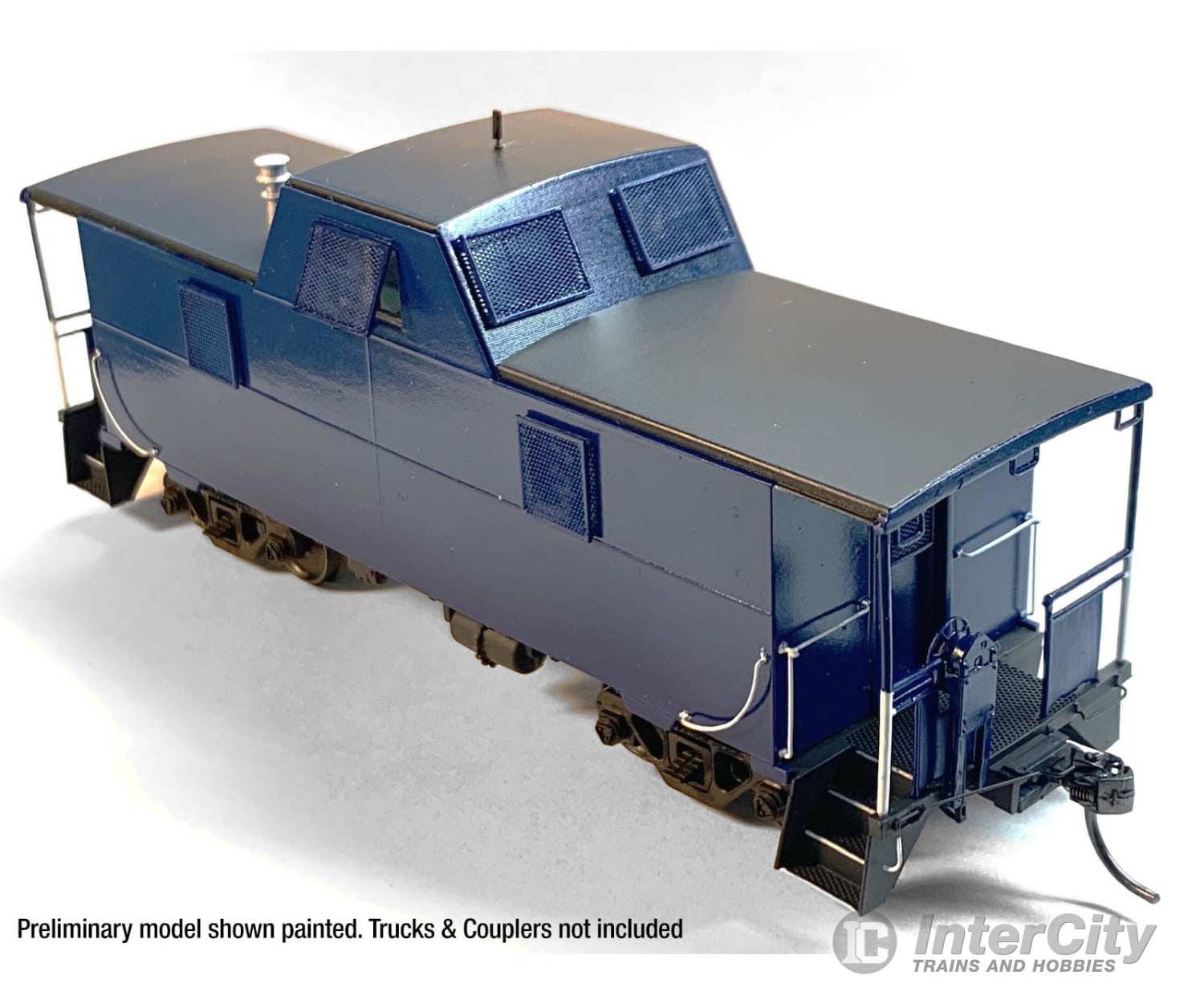 F&M Models HO-Scale BC Hydro/SRY Caboose - Highly Detailed Resin Kit Freight Cars