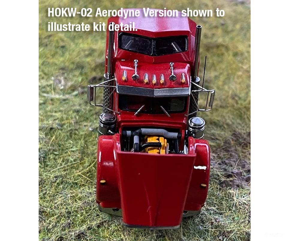 F&M Models HO Scale HOKW-03 Kenworth W900A w 60’’ Sleeper Truck (Resin Kit) Cars & Trucks