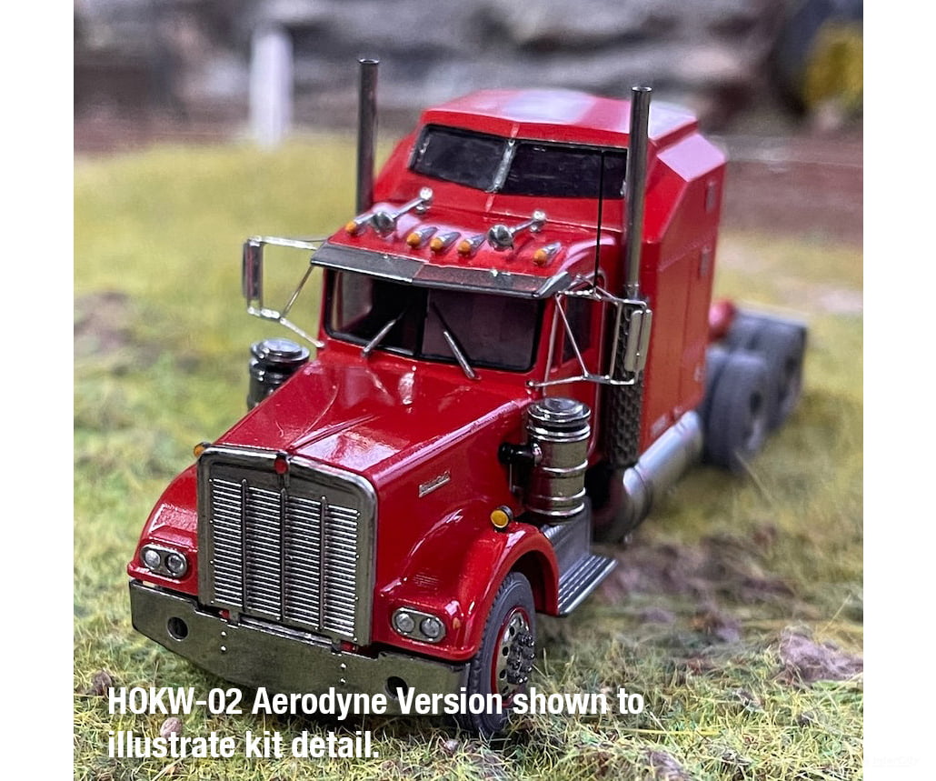 F&M Models HO Scale HOKW-03 Kenworth W900A w 60’’ Sleeper Truck (Resin Kit) Cars & Trucks