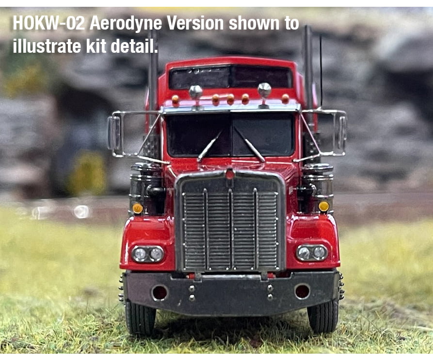 F&M Models HO Scale HOKW-03 Kenworth W900A w 60’’ Sleeper Truck (Resin Kit) Cars & Trucks