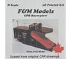 F&M Models N 16-010 Cpr Prairie Snowplow (Kit) Freight Cars
