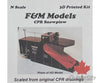 F&M Models N 16-010 Cpr Prairie Snowplow (Kit) Freight Cars