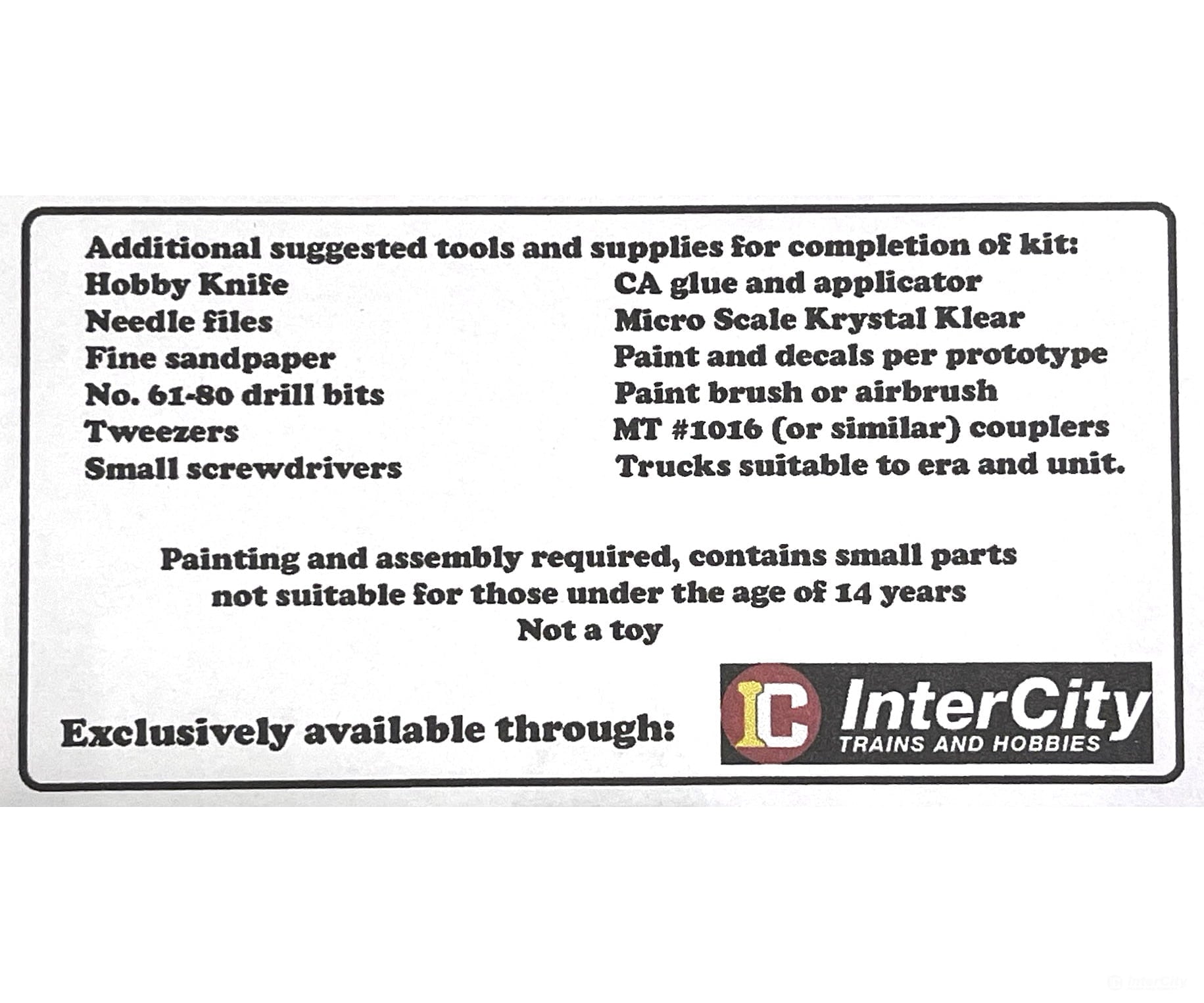 F&M Models N-Scale BC Hydro/SRY Caboose - Highly Detailed Resin Kit Freight Cars