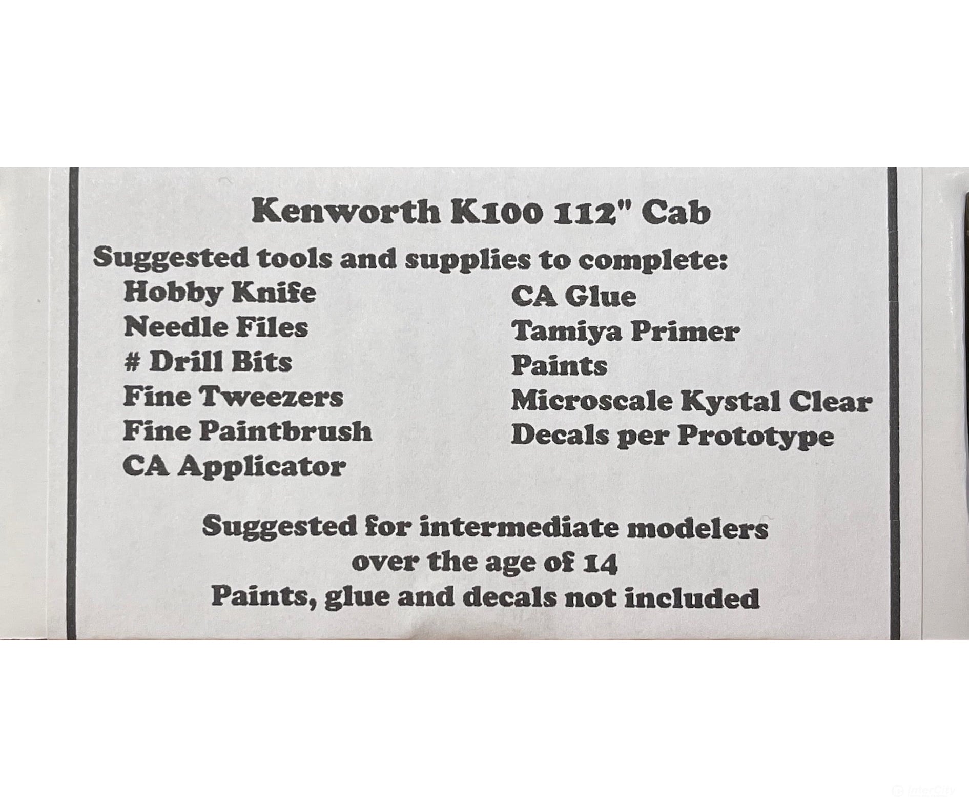 F&M Models N-Scale NKW-01 Kenworth K100 COE Truck (Resin Kit) Cars & Trucks