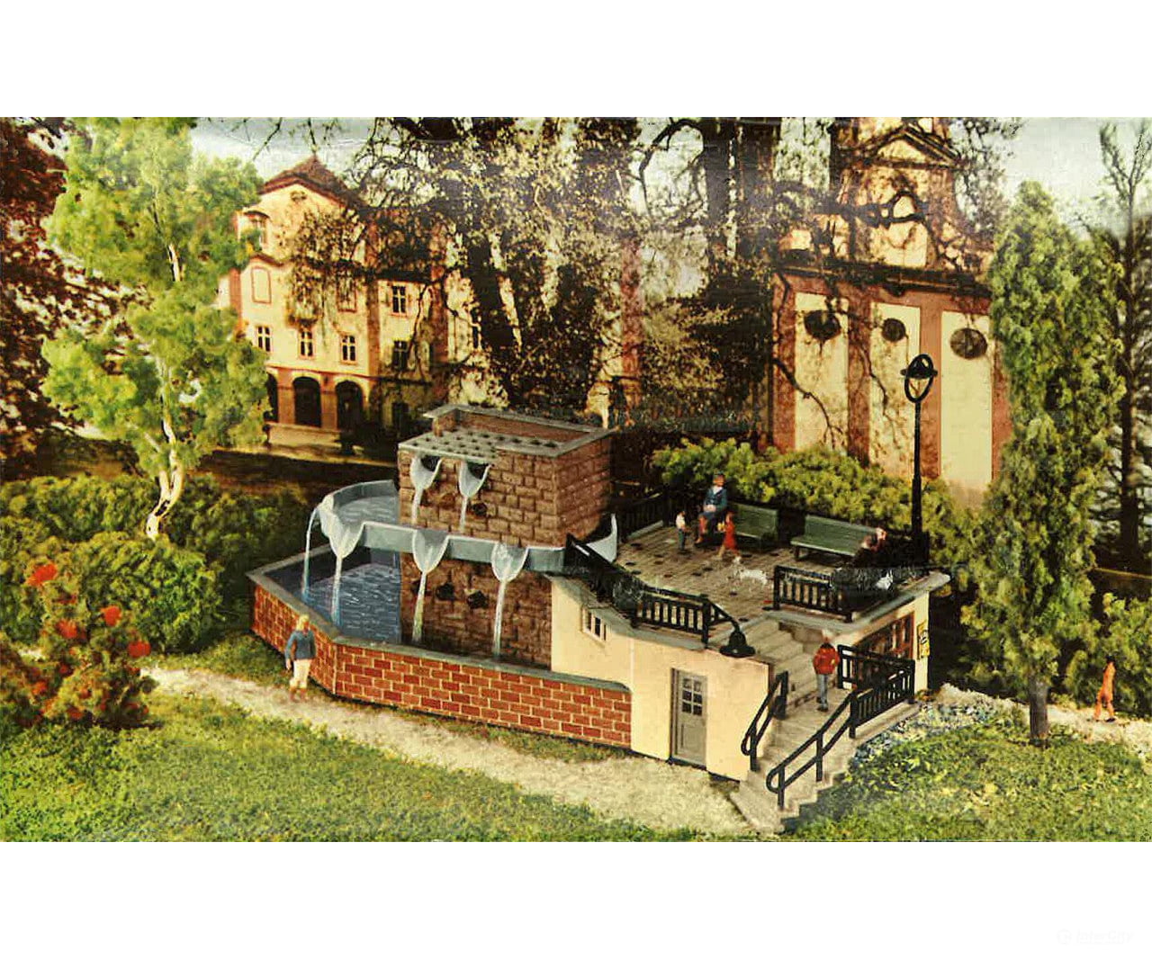 Faller 109160 HO B-160 City fountain - Scenic Details