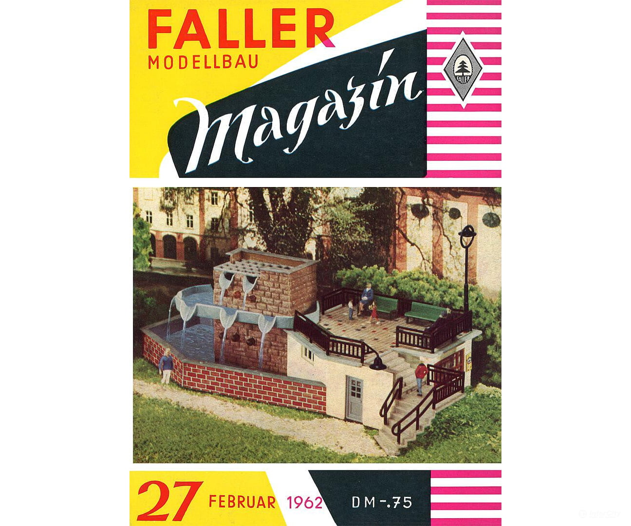Faller 109160 HO B-160 City fountain - Scenic Details