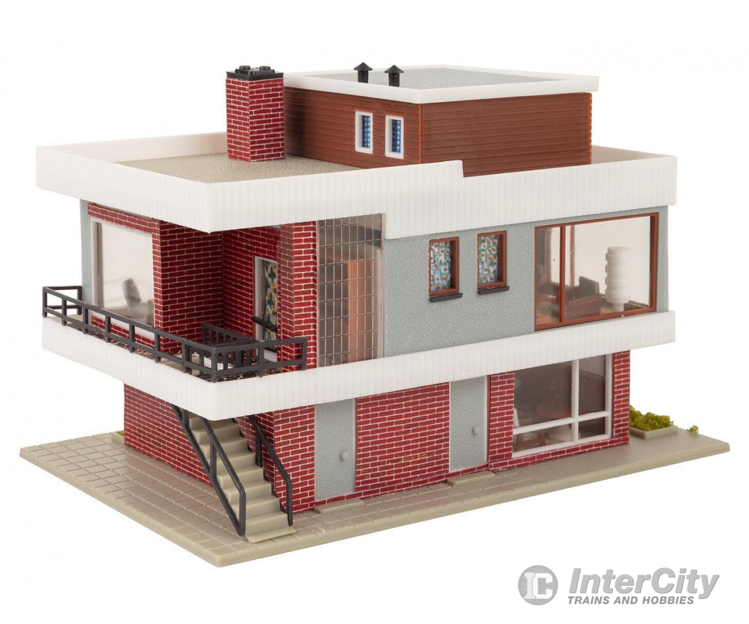 Faller 109257 Ho B-257 Modern House With Flat Roof Structures