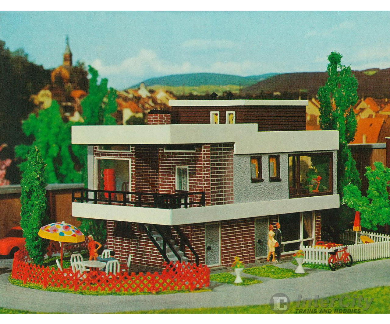 Faller 109257 Ho B-257 Modern House With Flat Roof Structures