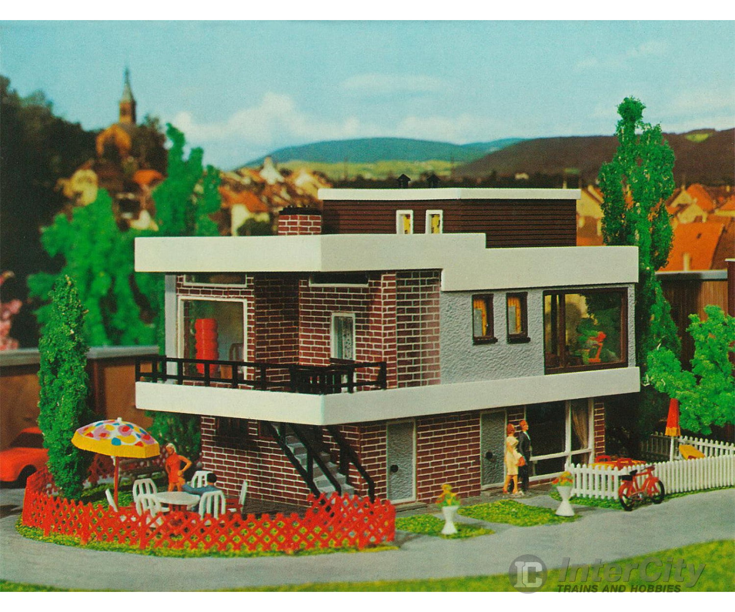 Faller 109257 Ho B-257 Modern House With Flat Roof Structures