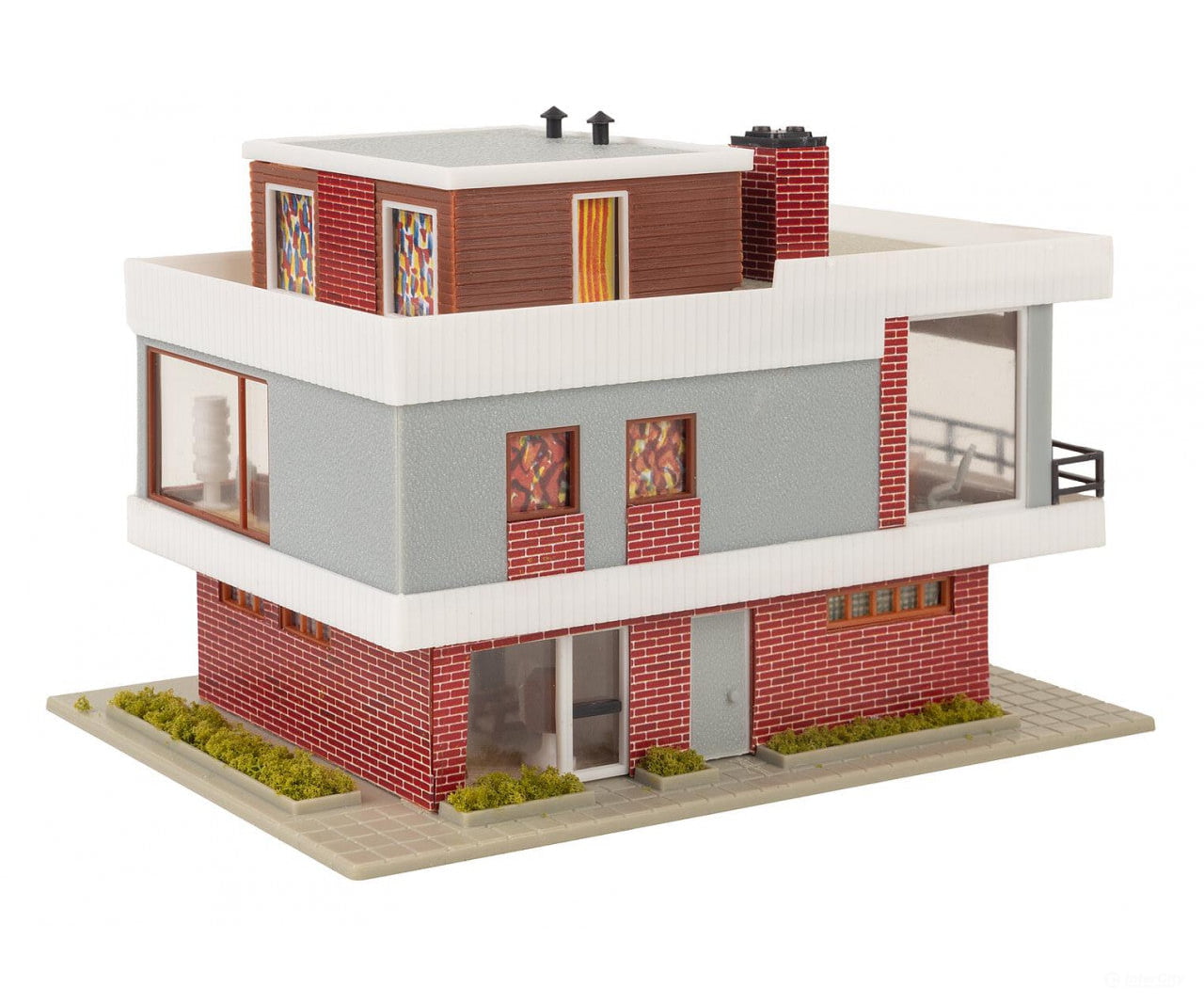 Faller 109257 Ho B-257 Modern House With Flat Roof Structures