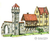 Faller 109923 Ho B-923 Town Wall Structures