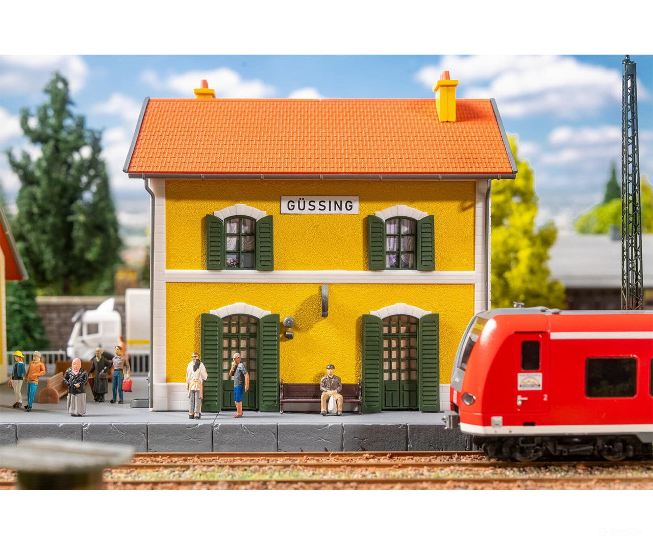 Faller 110154 HO Güssing Railway station - Structures