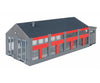 Faller 120079 HO Electric locomotive shed 2-stall Structures