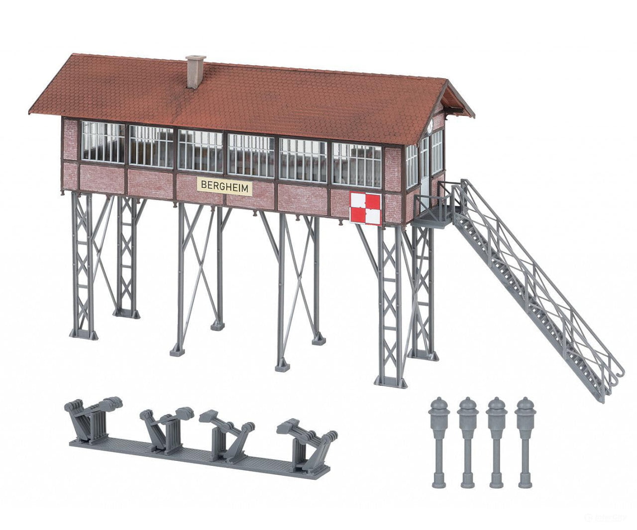 Faller 120090 HO Bergheim Signal box - Structures