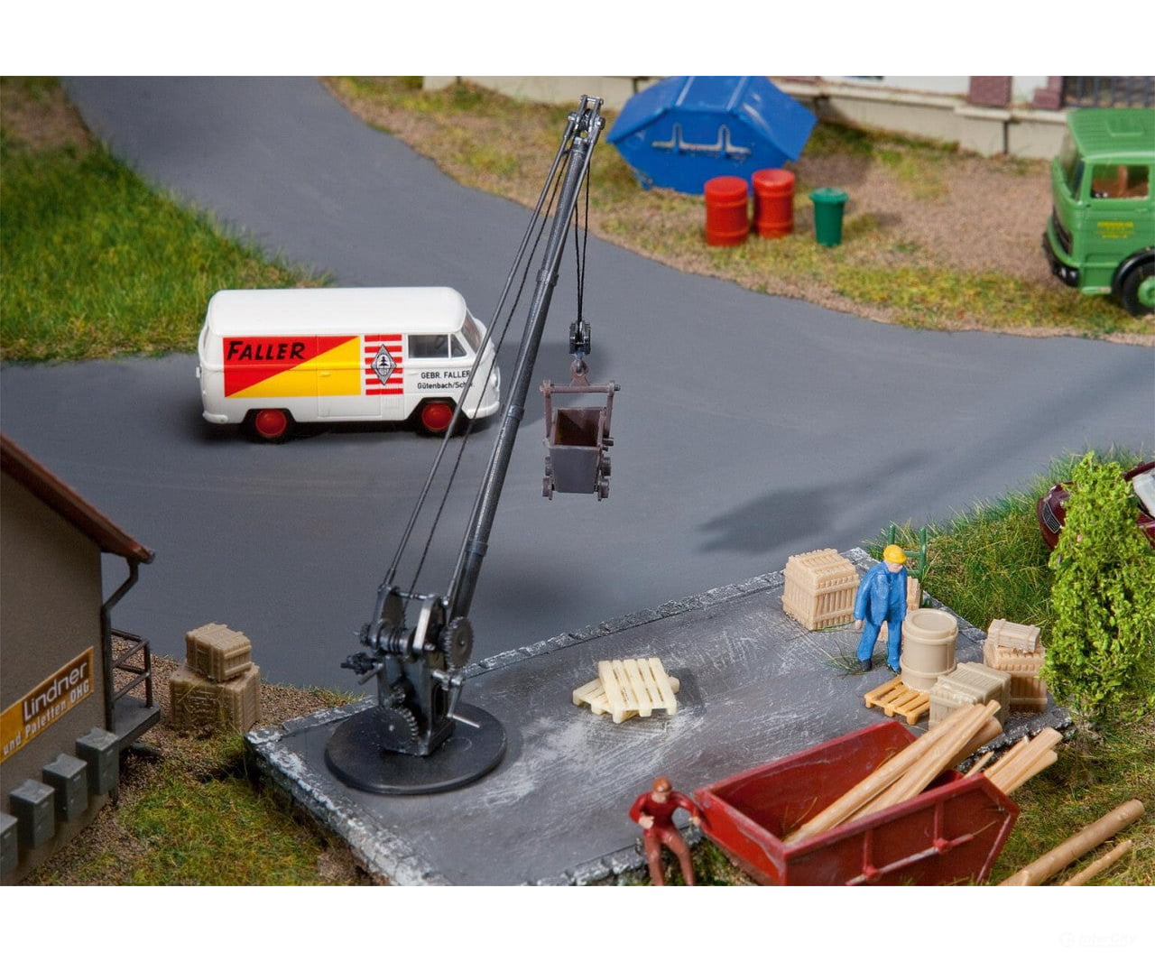 Faller 120128 Ho Small Bw-Set With Servo Drive Structures