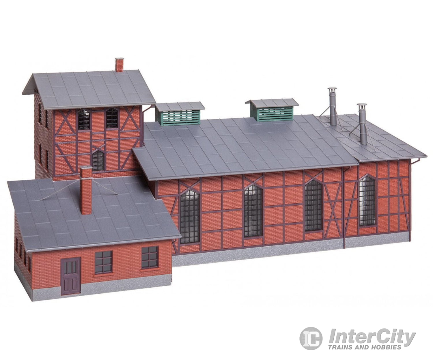 Faller 120161 Ho Locomotive Shed 2 Stalls Structures