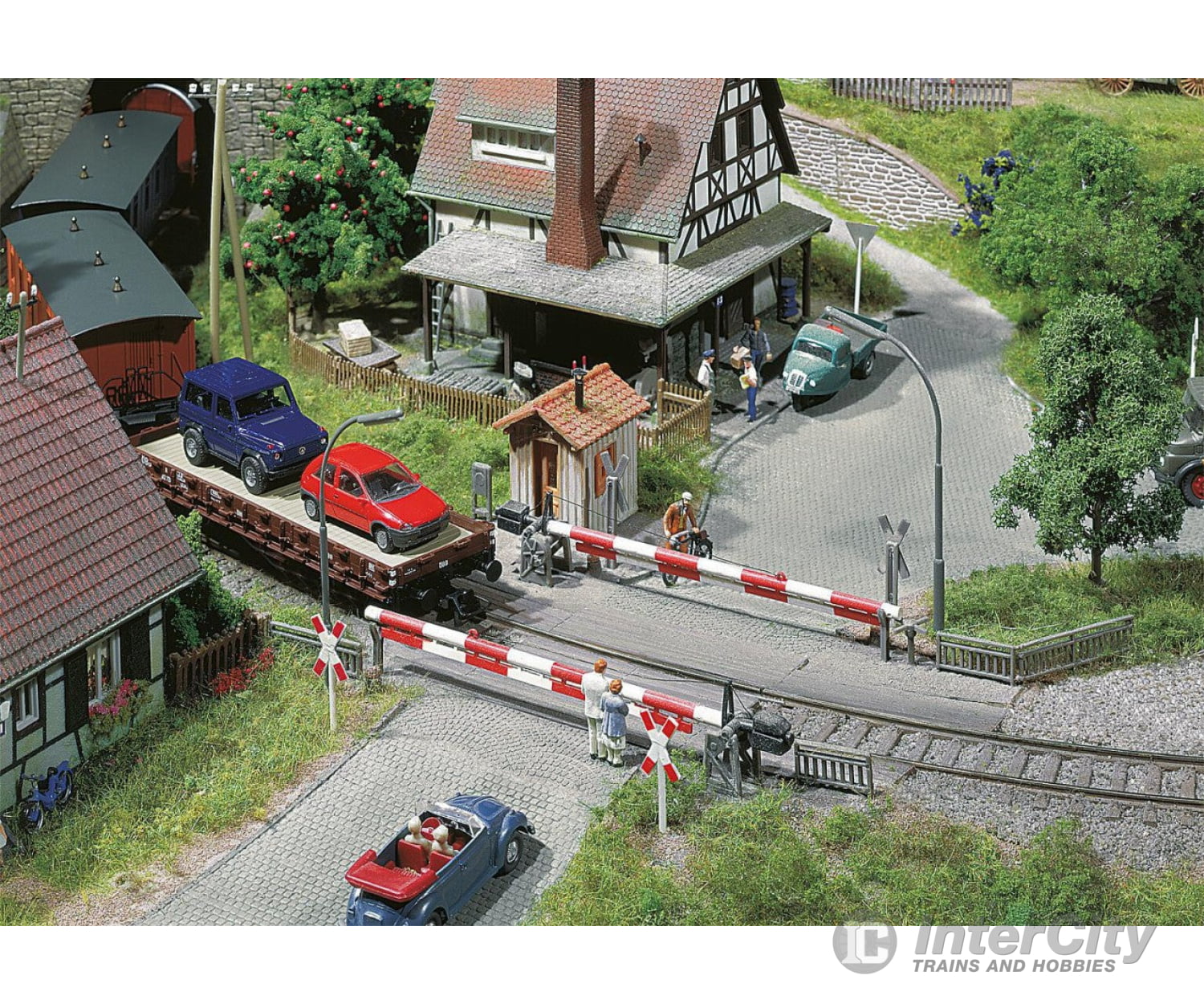 Faller 120172 Ho Guarded Level Crossing Structures