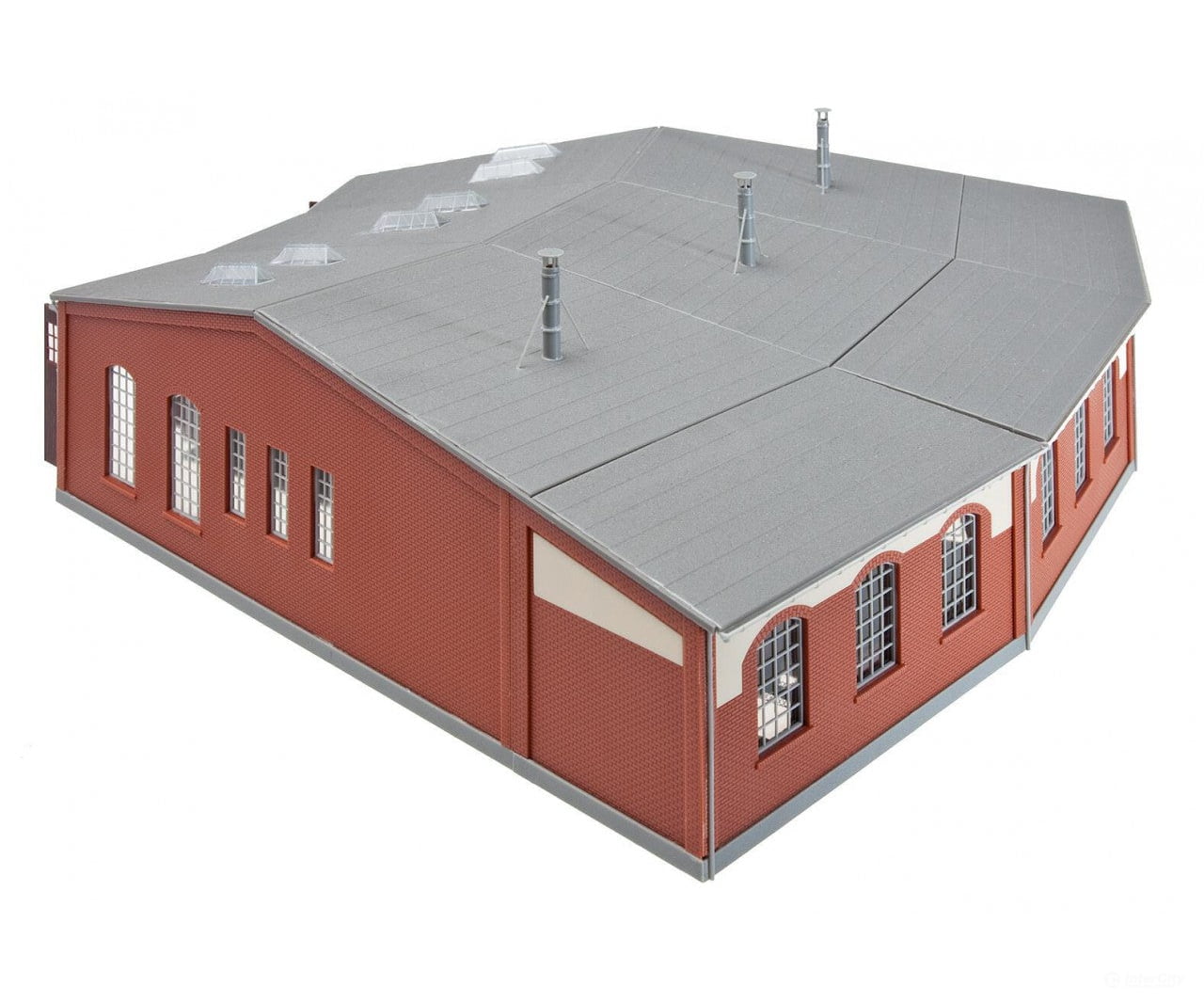 Faller 120177 Ho 3-Stall Roundhouse (Long Type) Structures