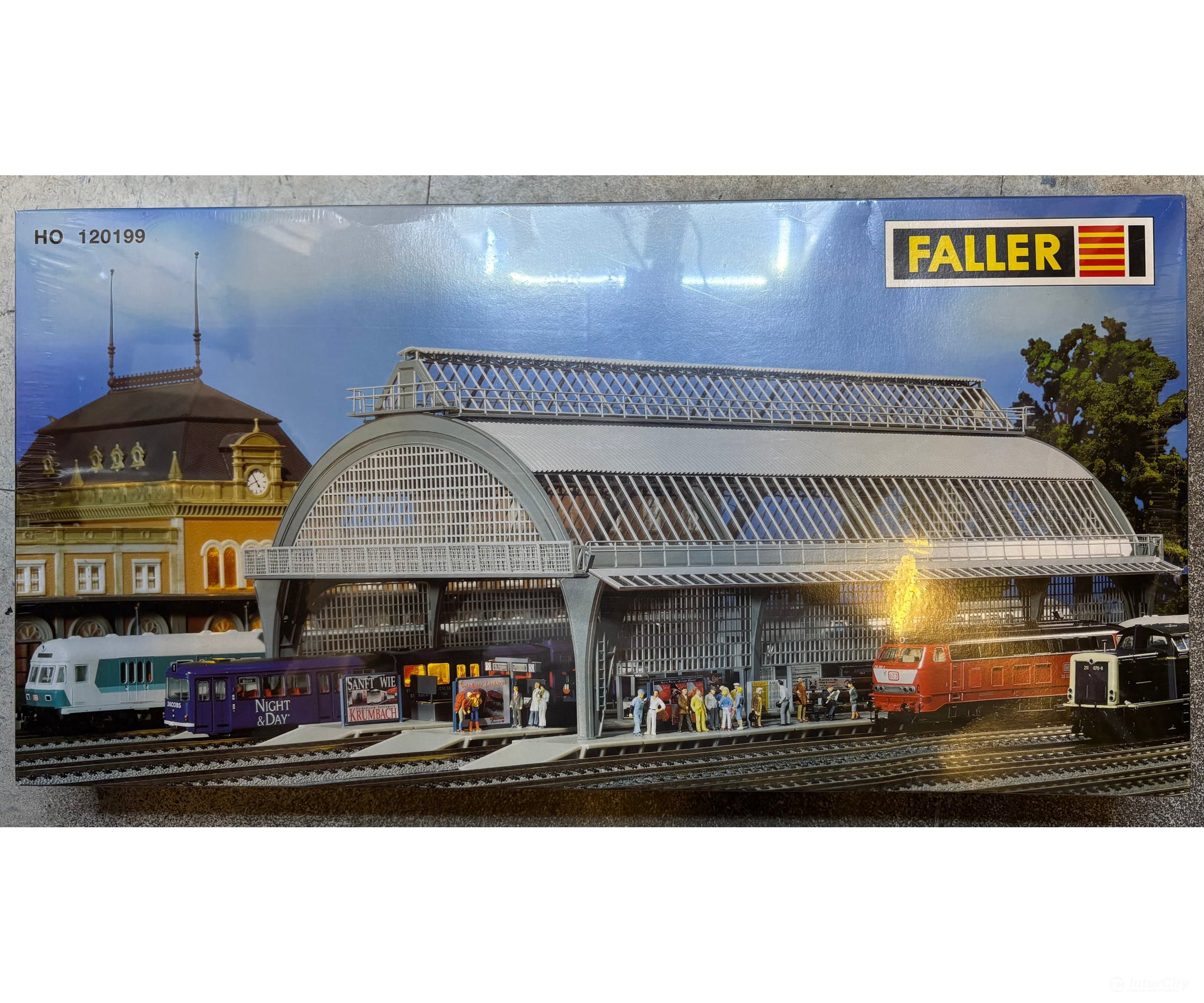 Faller 120199 HO 3 Track Covered Station Platform - Structures