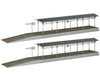 Faller 120204 Ho 2 Covered Platforms Structures