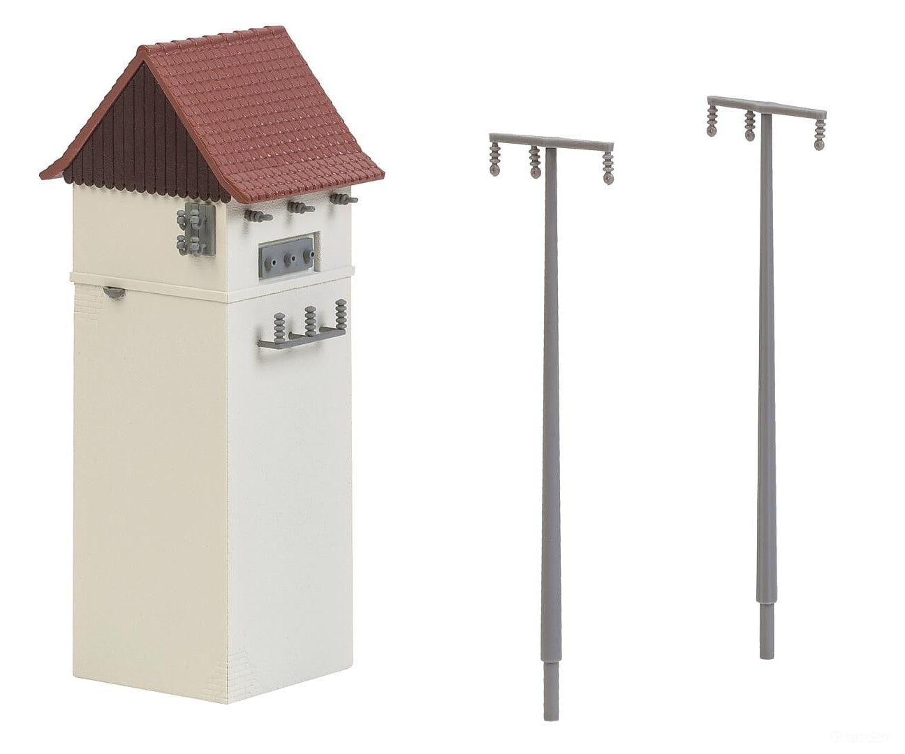 Faller 120241 Ho Electrical Substation With Power Poles Structures