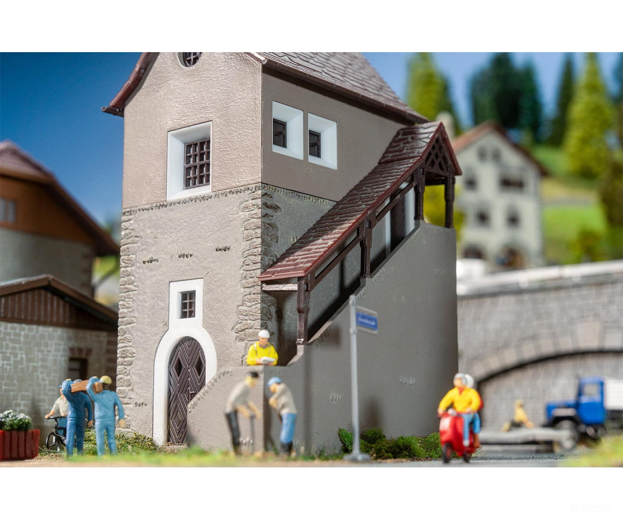 Faller 120274 HO Zuoz Switch house Structures