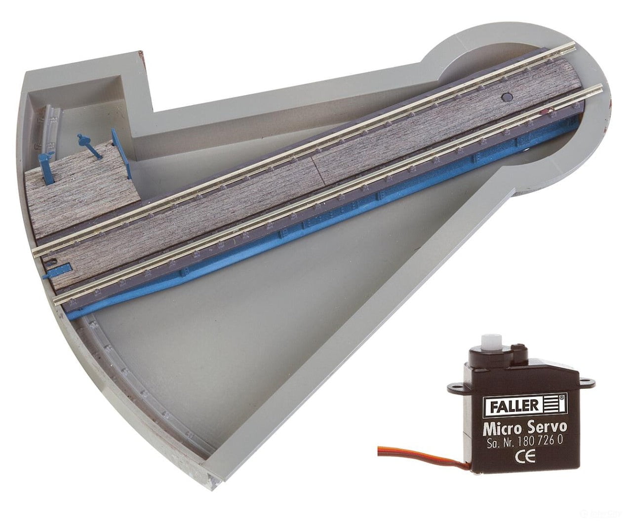 Faller 120275 Ho Segment Turntable With Servo Structures