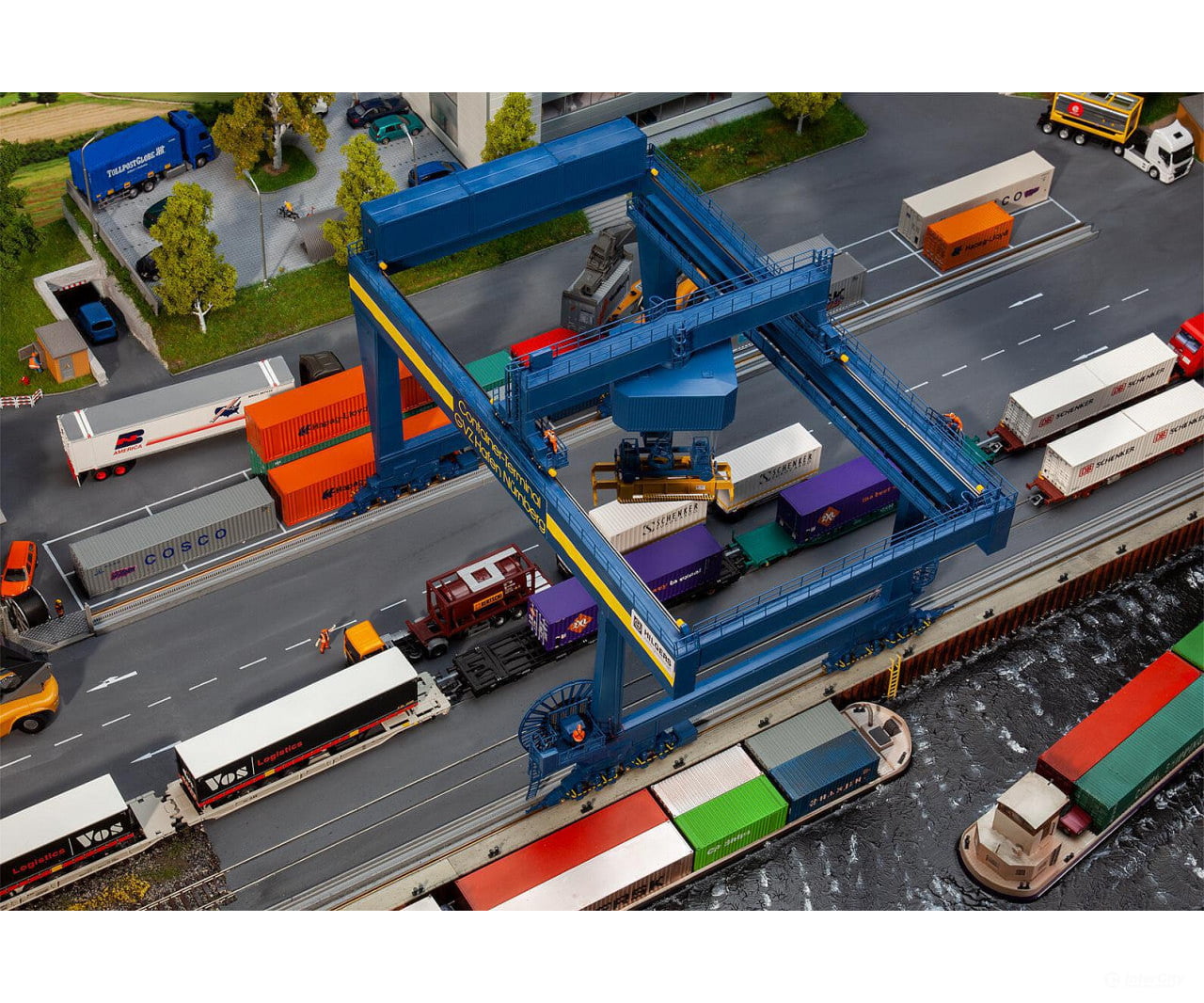Faller 120291 Ho Gvz Hafen Nürnberg Container Bridge-Crane Structures
