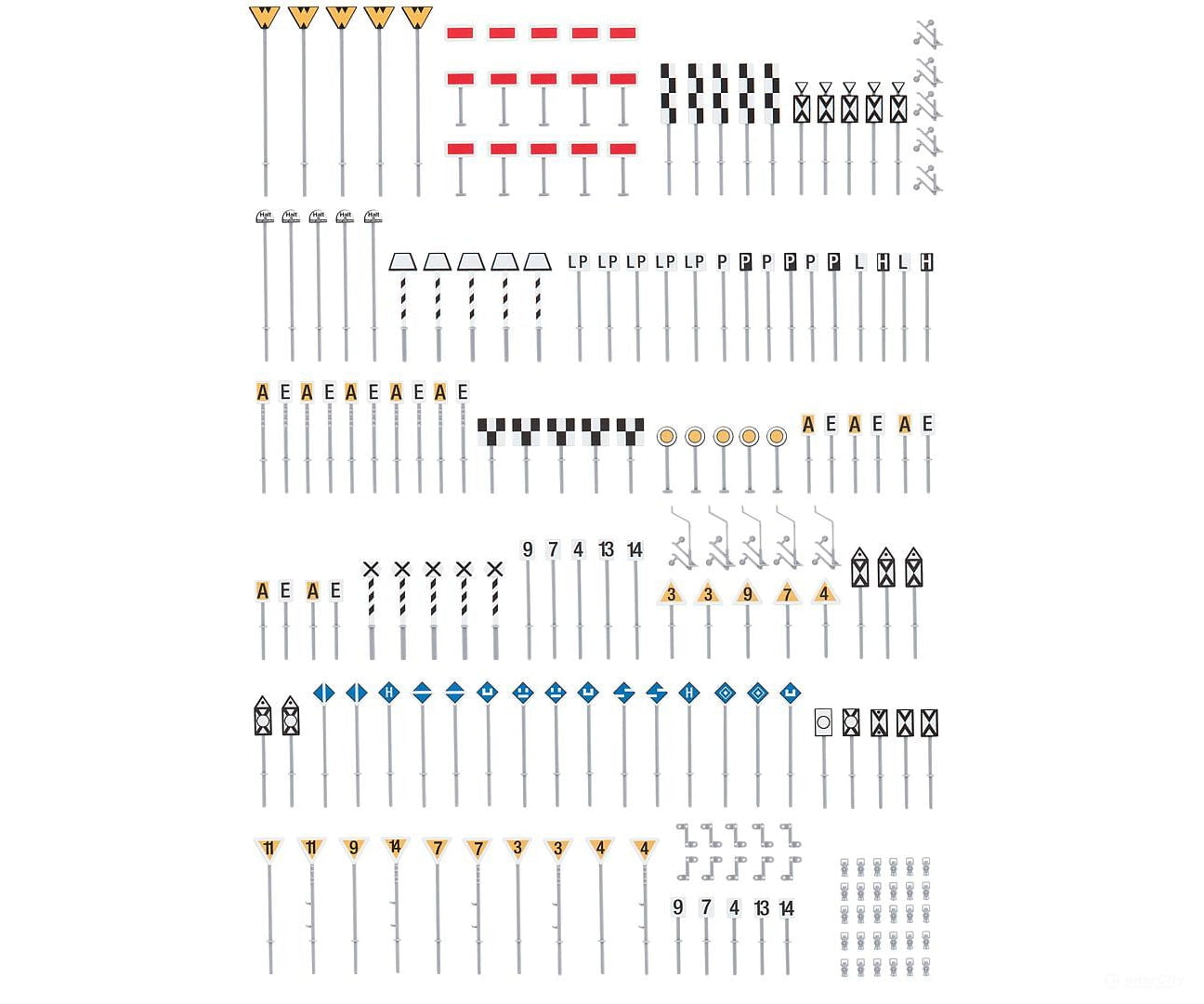 Faller 120298 Ho Rail Route Sign Set Structures