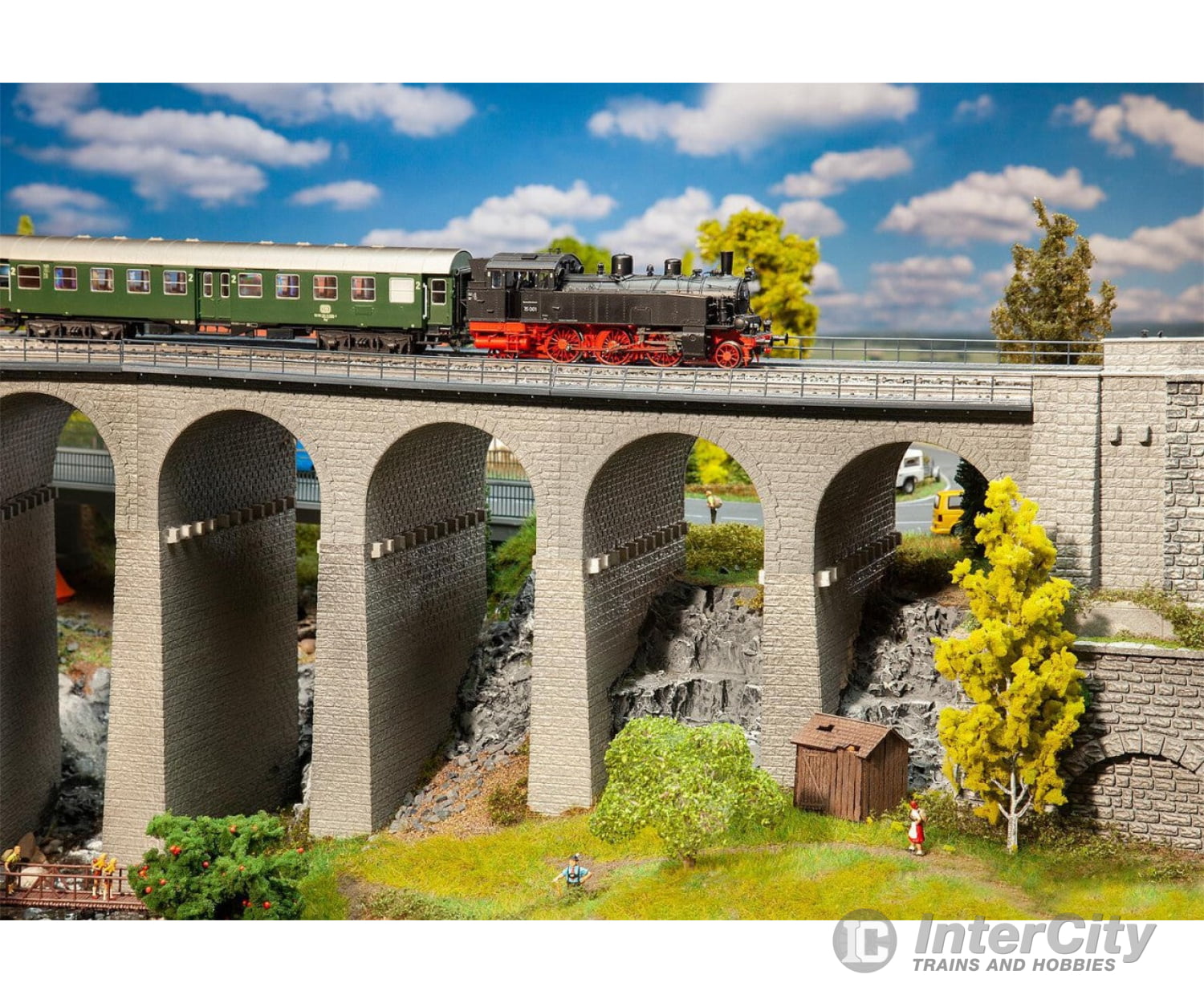 Faller 120465 Ho Viaduct Set Two-Track Tunnels & Bridges