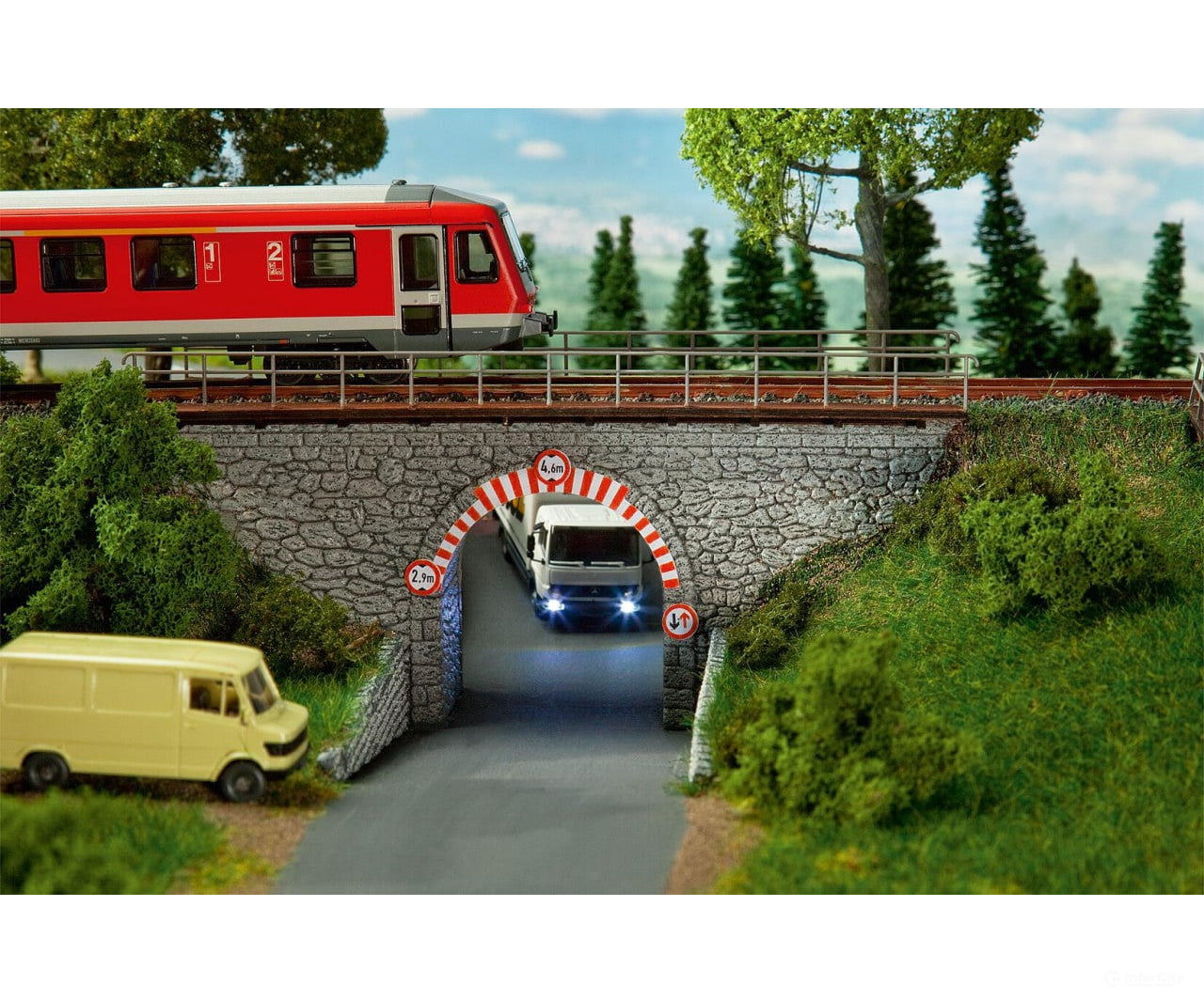 Faller 120498 Ho Stone Arch Bridge Tunnels & Bridges