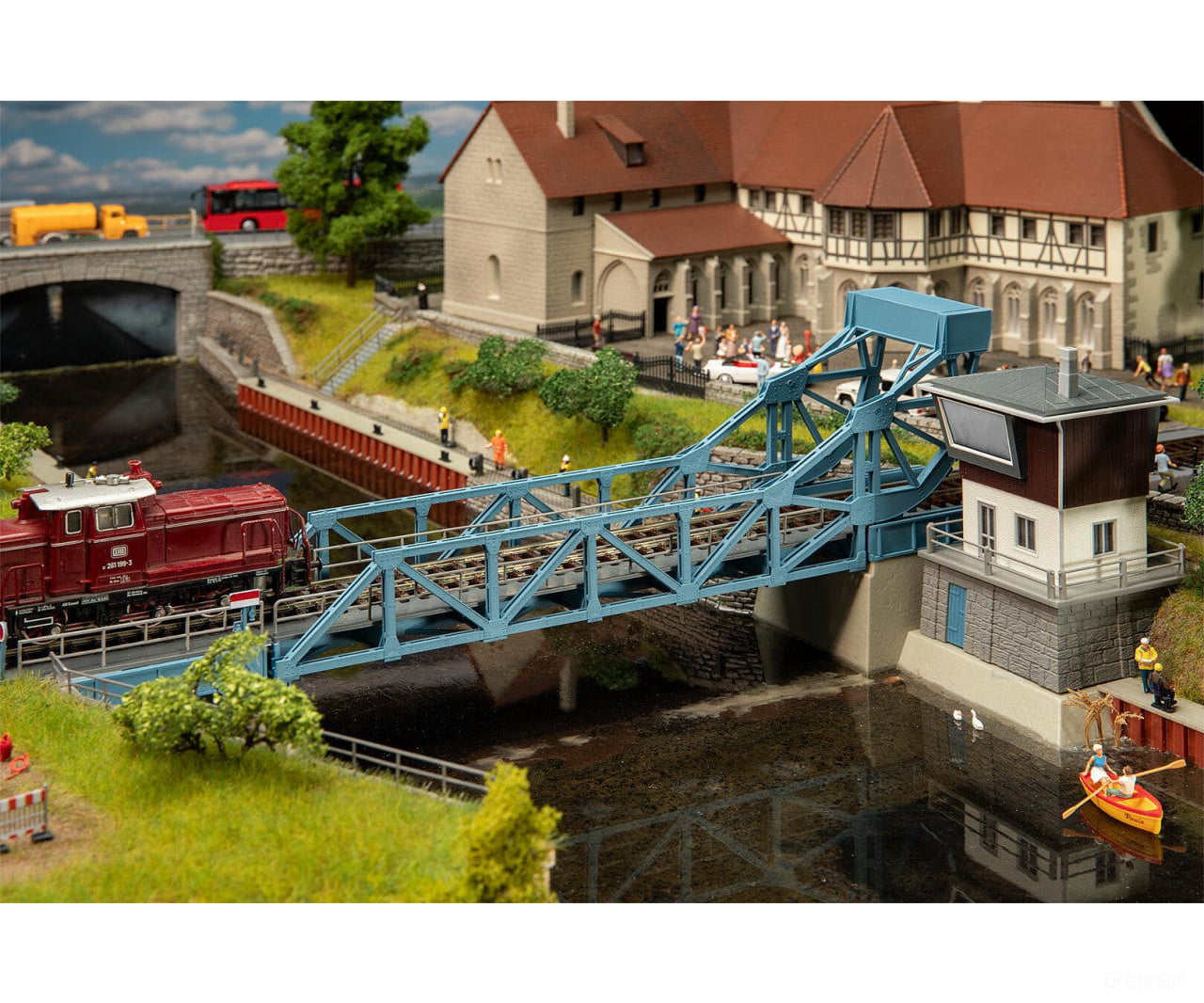 Faller 120506 Ho Bascule Bridge With Drive Tunnels & Bridges