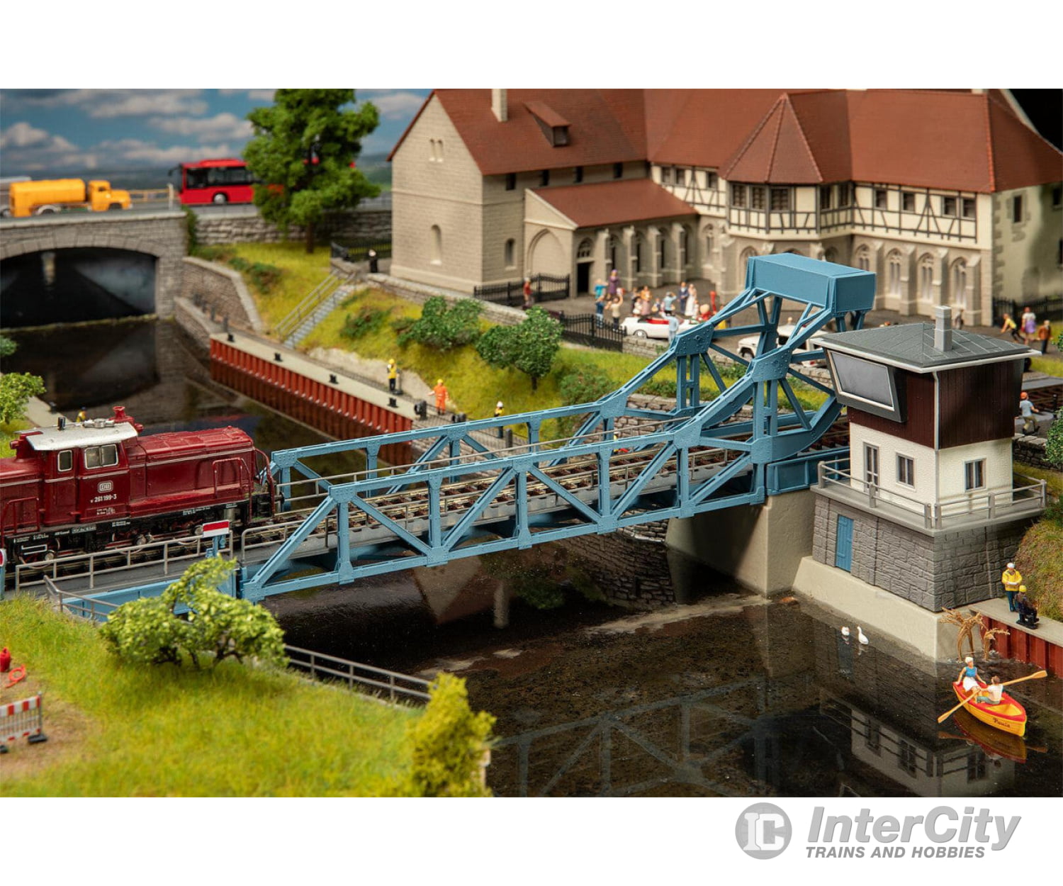 Faller 120506 Ho Bascule Bridge With Drive Tunnels & Bridges