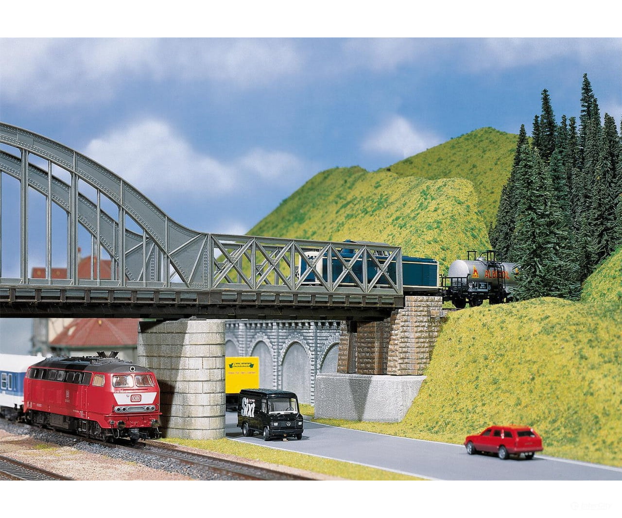 Faller 120534 Ho Girder Bridge Tunnels & Bridges