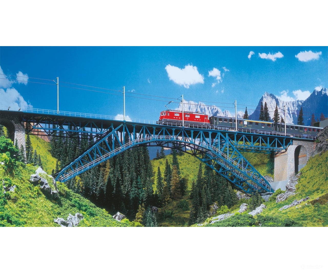 Faller 120535 Ho Bietschtal Bridge Two-Track Tunnels & Bridges
