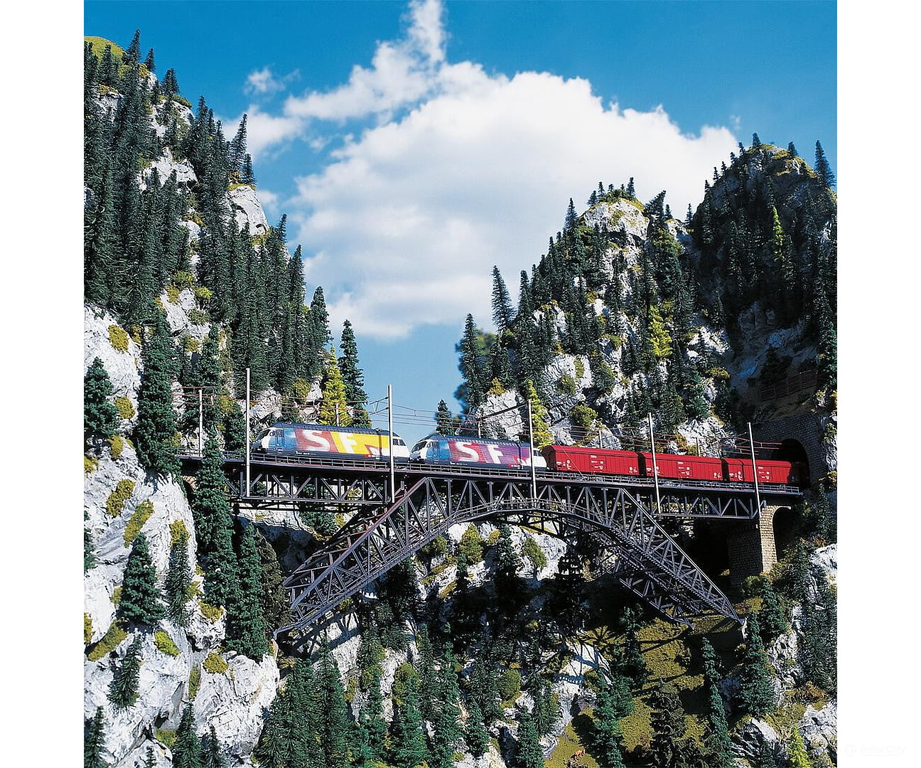 Faller 120535 Ho Bietschtal Bridge Two-Track Tunnels & Bridges