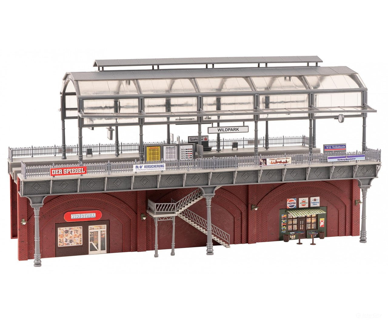 Faller 120580 Ho Urban-Railway Station Structures