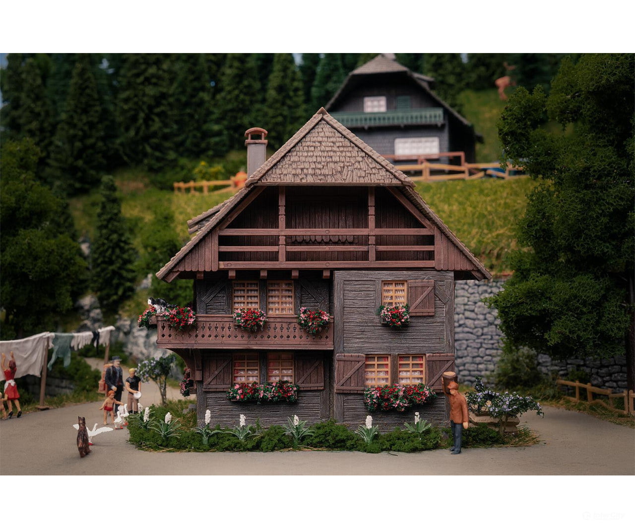 Faller 130012 HO Clockmaker’s house with figure Anniversary model - Structures